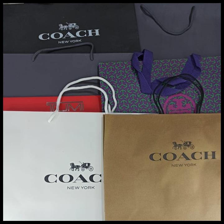 Paperbag New York Usa Big - Coach Big White