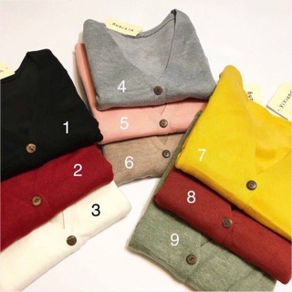 Áo khoác cardigan lông thỏ
