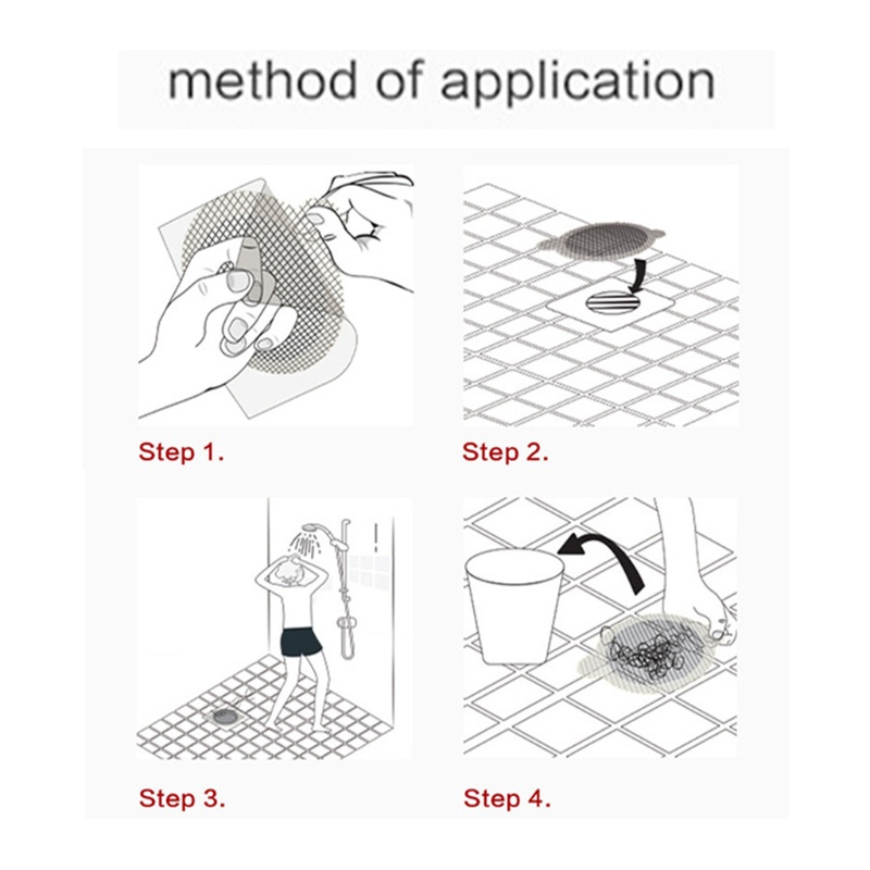 Set 25 Miếng Lưới Lọc Rác Cho Bồn Rửa Nhà Tắm Sử Dụng Một Lần Tiện Lợi