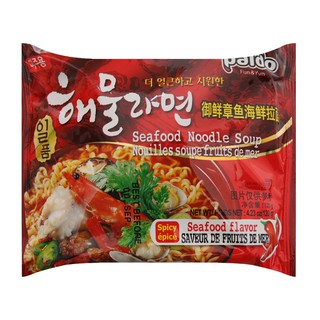 8 GÓI Mì Paldo hải sản cay gói 120g
