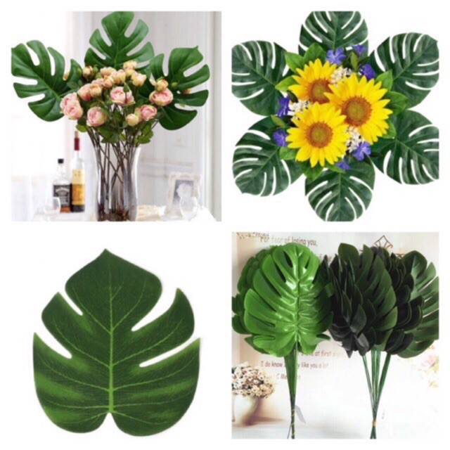 Bỏ sỉ lá rùa trang trí size to 35cm x18cm