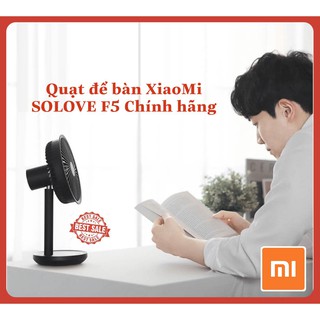 [XiaoMi] Quạt để bàn tích điện XiaoMi SOLOVE F5 - Đỉnh cao của quạt bàn mini - RENA Phân phối Chính hãng