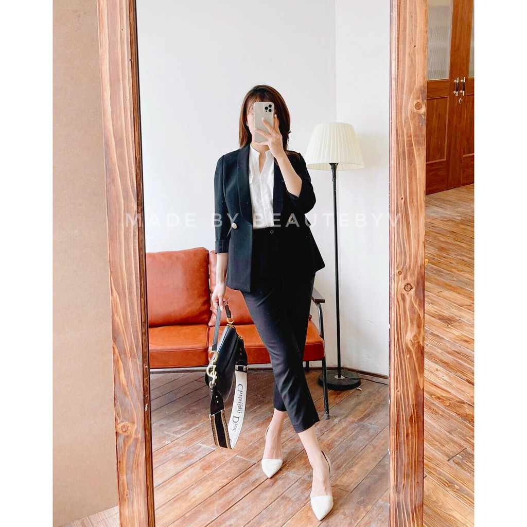 BEAUTEBYV - Áo Blazer Solist | BigBuy360 - bigbuy360.vn