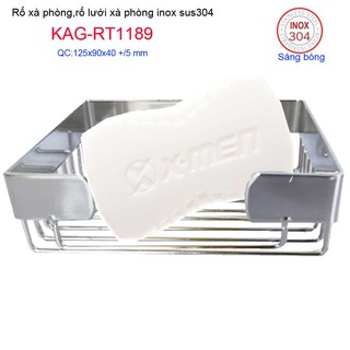 KỆ XÀ BÔNG CỤC INOX KAG-RT1189