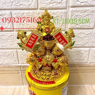 Tháp tỏi ngũ đậu Thần Tài cầu may mắn tài lộc