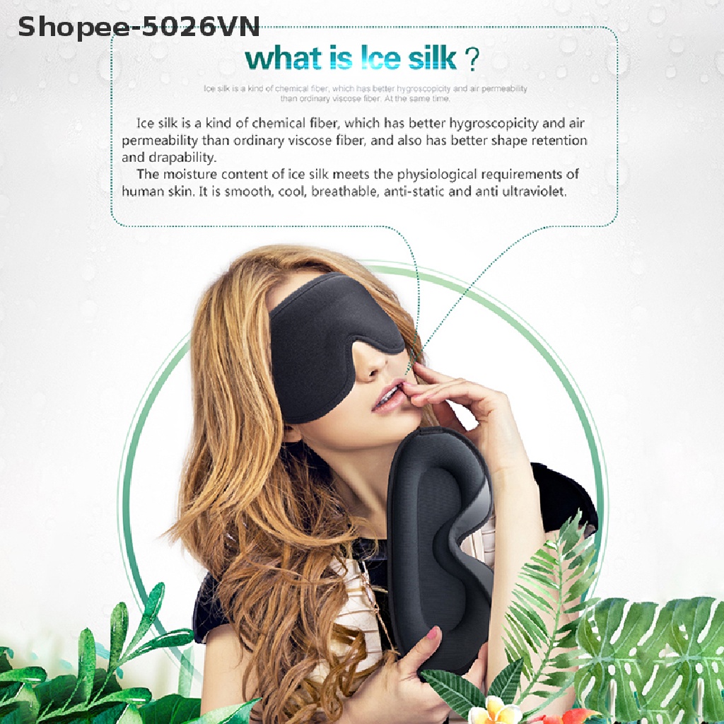 Mặt Nạ Ngủ 3D Tạo Khối Dạng Lõm Cho Mắt