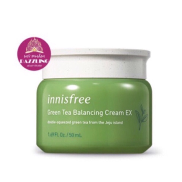 Kem Dưỡng Da Innisfree Green Tea Balancing Cream EX 50ml