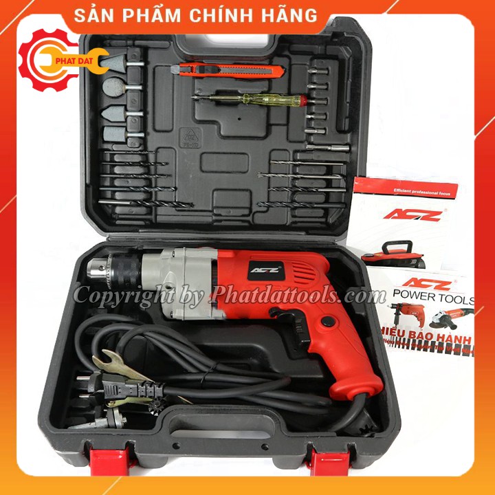 Máy khoan vít ACZ-6713 đủ đồ