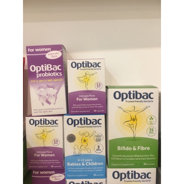 Optibac các màu + 6% phụ thu sp