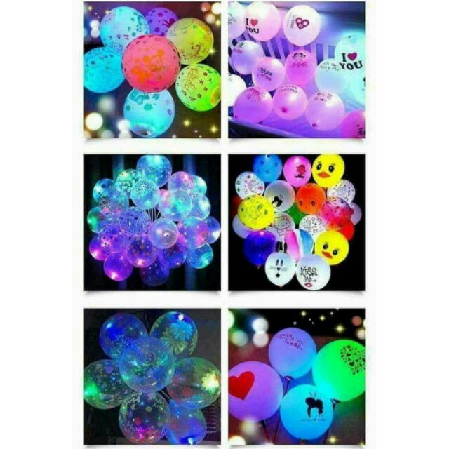 10 Bóng bay đèn led phát sáng