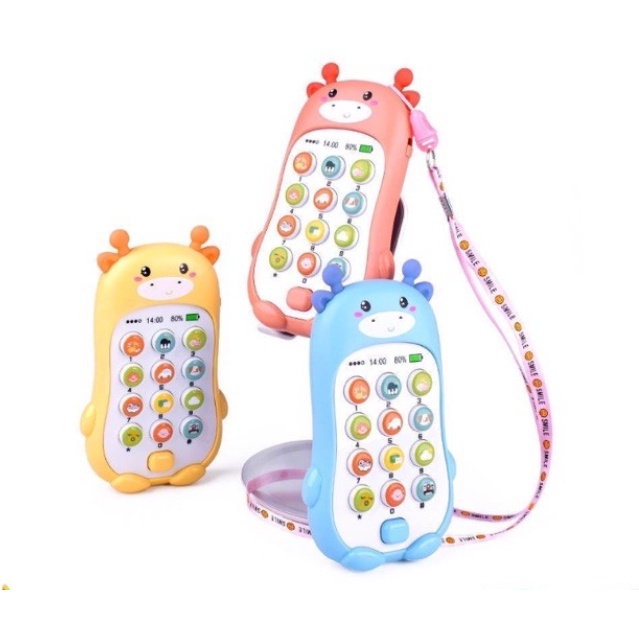 Điện thoại phát nhạc cho bé - Đồ chơi thông minh - phát triển IQ,EQ
