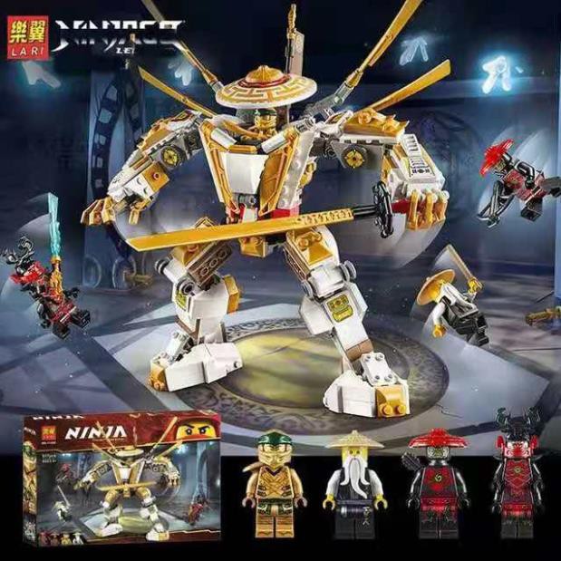 đồ chơi lego xếp hình Ninja Hoàng Kim Giáp Chiến 11492