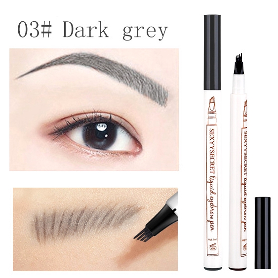 Bút kẻ mắt 4D sợi mảnh trang điểm chuyên nghiệp