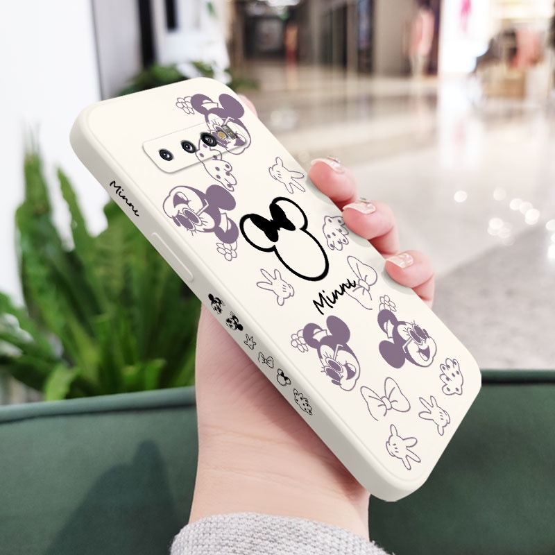 Ốp Điện Thoại Mềm Hình Chuột Vui Vẻ Sáng Tạo Cho Samsung Galaxy S10 S10E Plus S9 Plus