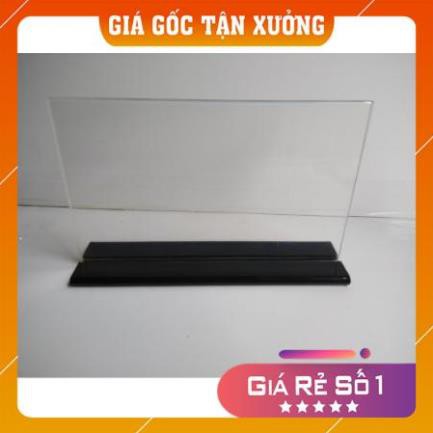 Combo 4 Kệ Menu Mica A5(21*15cm) kiểu ngang - Đế lùa 02 mặt. Để thực đơn mica A5, Mica để bàn