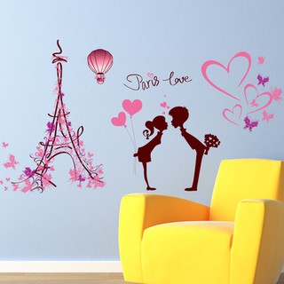 Decal dán tường Pari