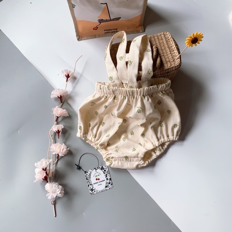 Quần bí kẻ style Hàn Quốc  cho bé