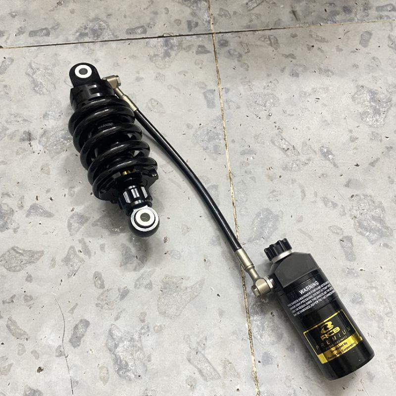 Phuộc nhún sau RCB bình dầu FULL ĐEN  cho các xe Ex 135 ex 150 ex 155 Winner x Winner V1 Sonic...