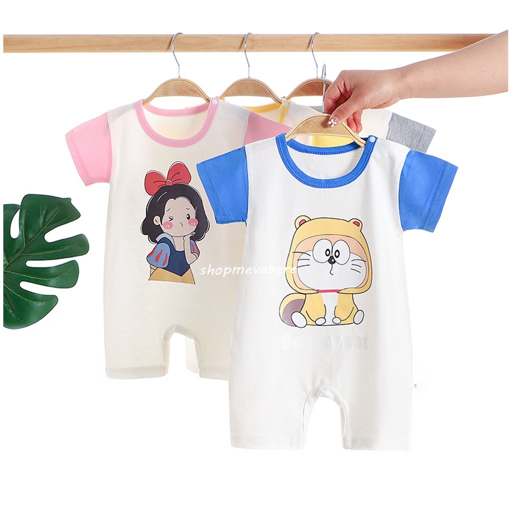 Bộ đồ liền thân  đùi cho bé trai và bé gái sơ sinh từ 3-12kg, hàng Quảng Châu cao cấp - BD10