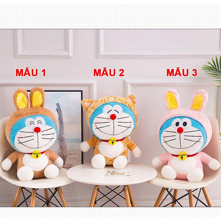 [Mã LIFEXANH03 giảm 10% đơn 500K] GẤU BÔNG DOREMON LÔNG XÙ COSPLAY (30CM--->50CM)