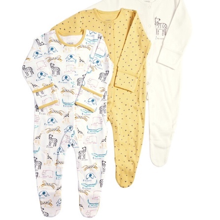 SET 3 BODY BÉ TRAI MAMAS&PAPAS CAO CẤP/ SLEEPSUIT CHO BÉ 9-12M CHẤT CỰC ĐẸP