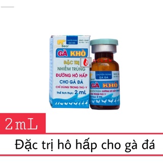 GÀ KHÒ 2ml CHUYÊN DÙNG CHO GÀ ĐÁ.