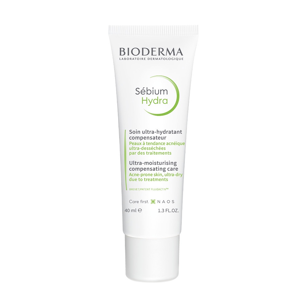 Kem dưỡng ẩm giảm khô căng, bong tróc cho da mụn Bioderma Sebium Hydra 40ml