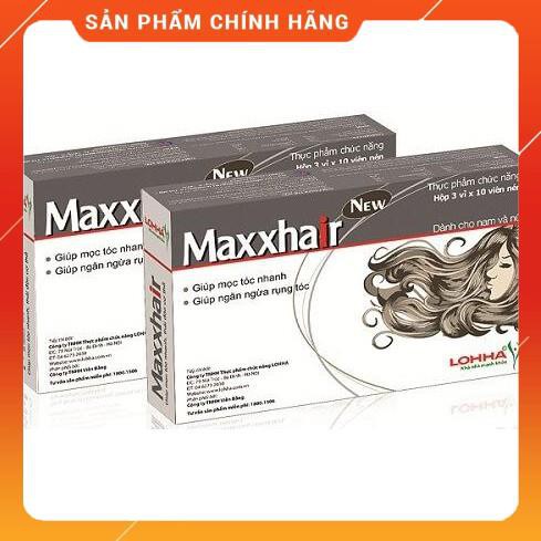 [Mua 6 tặng 1] Viên uống MAXXHAIR- Giúp kích thích mọc tóc