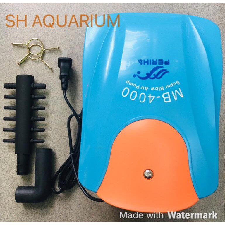 Máy sủi Ôxy siêu êm Periha MB4000