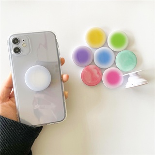Vòng Nhẫn Xỏ Ngón Tay Kiêm Giá Đỡ Điện Thoại Màu Gradient Sáng Tạo Cho Iphone