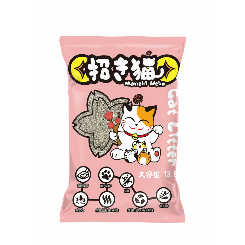 Cát vệ sinh cho mèo MANEKI NEKO cat litter 5L