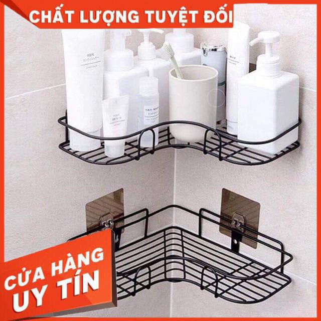 Kê Góc Nhà Tắm Bằng Sắt Màu Đen