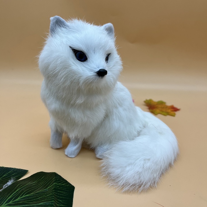 Gấu bông hồ ly cửu vỹ hồ dùng trang trí xe hơi bàn làm việc - T0307