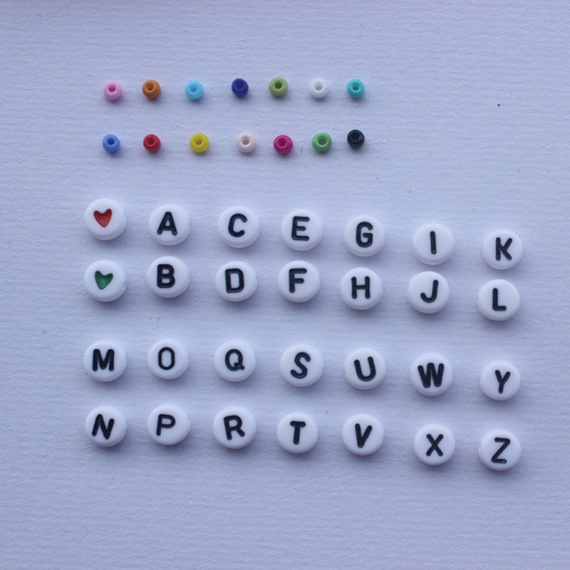 Bộ 5000 Hạt Xỏ Vòng Nhiều Màu Sắc Co Giãn Để Làm Trang Sức