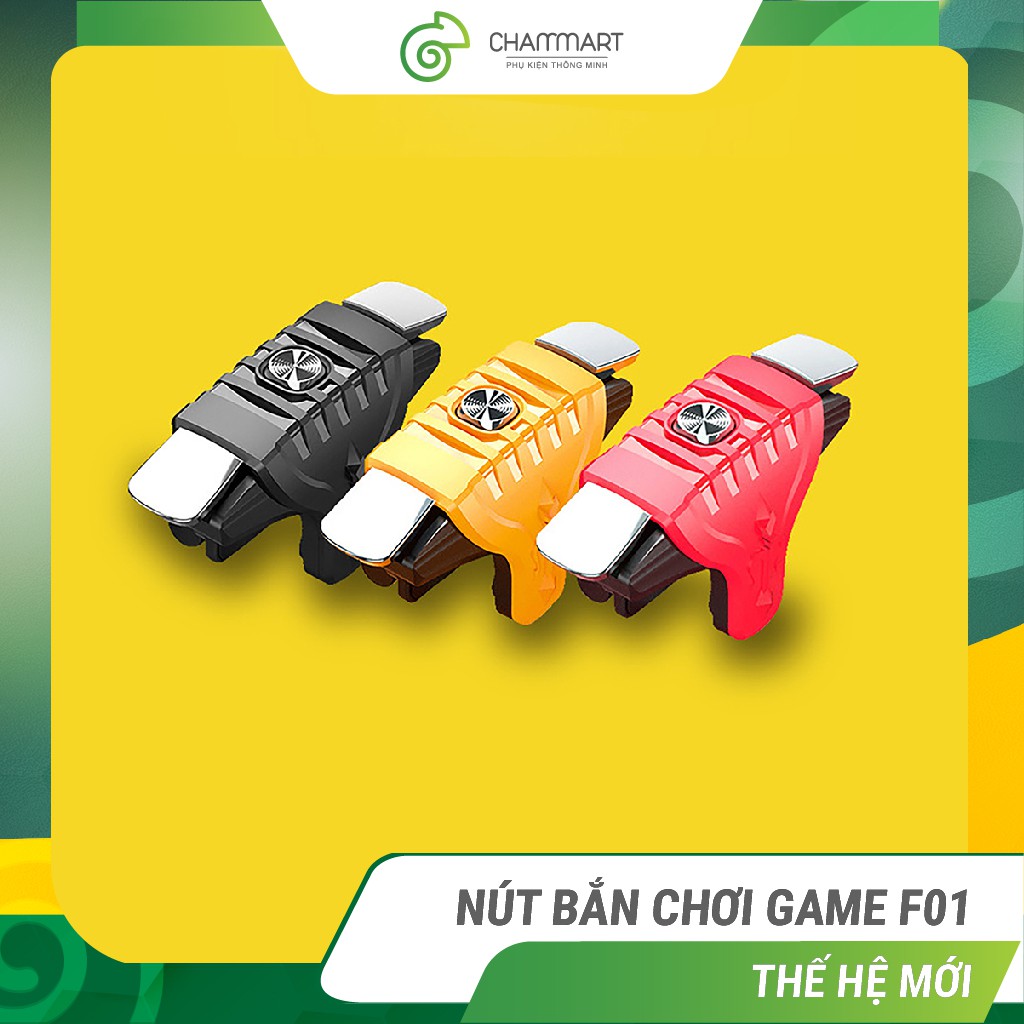 Bộ 2 nút bắn pubg F01 thế hệ mới phụ kiện chơi game pubg ros freefire trên điện thoại