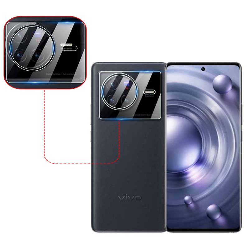 Miếng Dán Cường Lực Bảo Vệ Camera Sau Cho VIVO X80 / Pro 6.78"