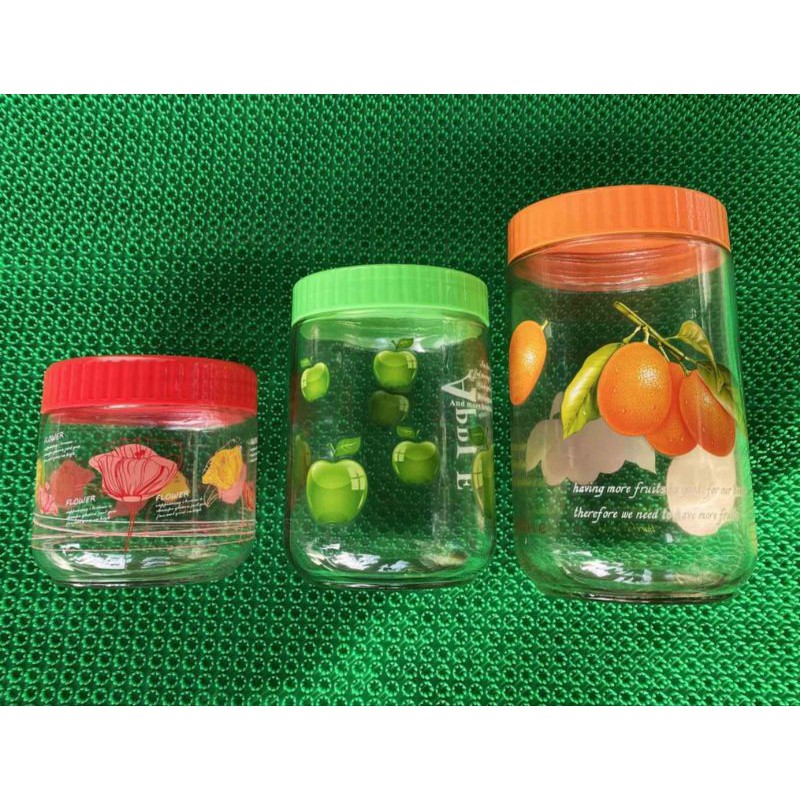 Lọ thủy tinh nắp nhựa 750ml 1200ml 2000ml