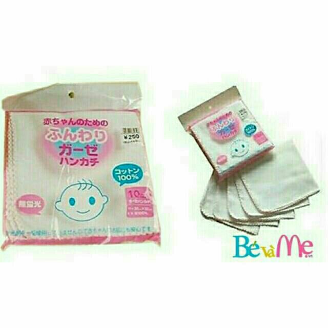 Khăn sữa Nhật trắng cao cấp (10khăn)