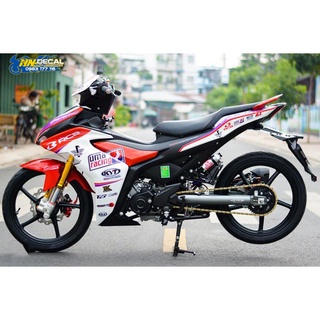 Tem Trùm Exciter 155 Đỏ Tím Trắng RCB