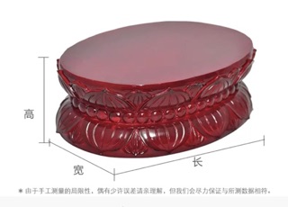 Đế gỗ kê chân tượng, đồ thờ