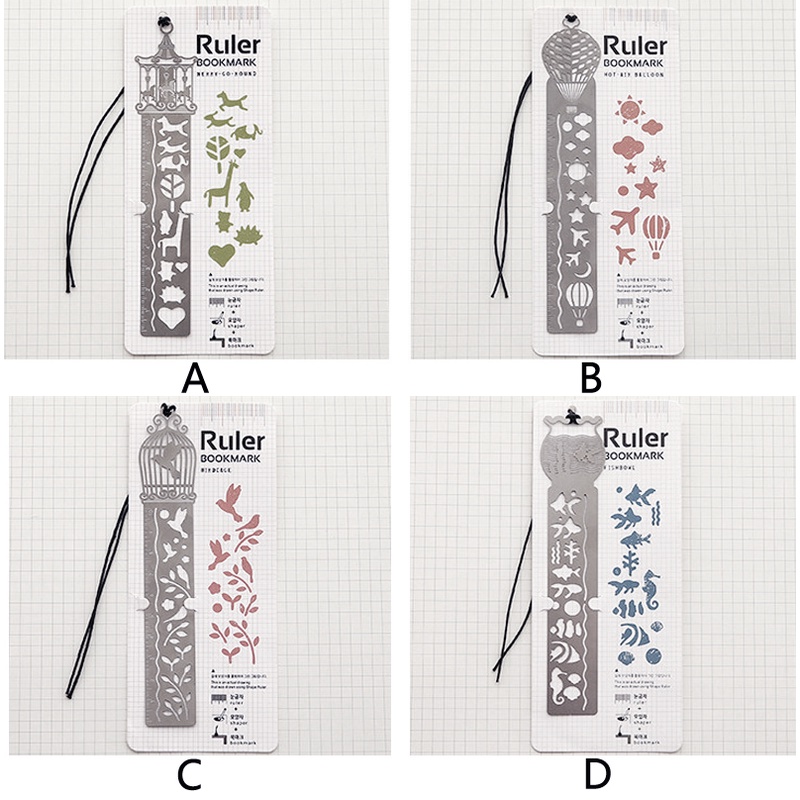 Thước Vẽ Họa Tiết Bằng Kim Loại Với Thiết Kế Sáng Tạo, Đẹp Mắt