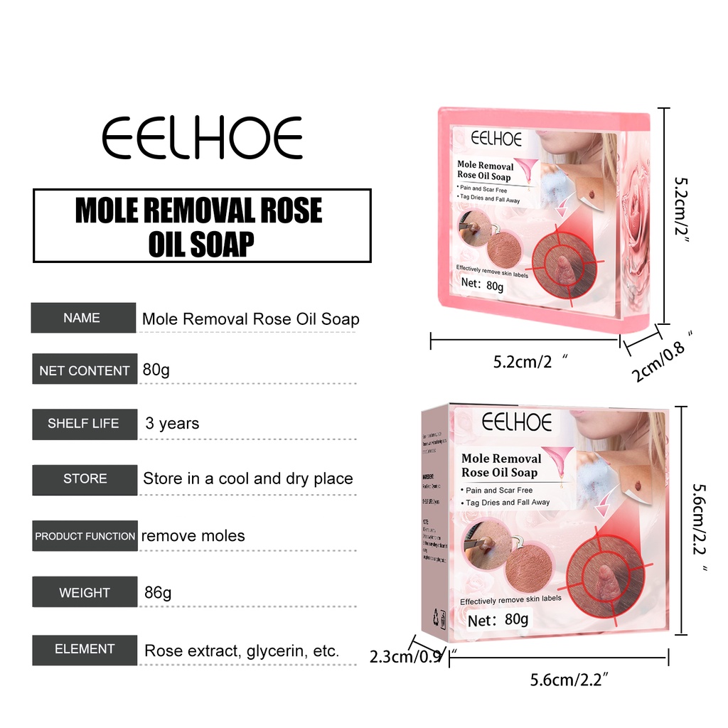 80G Mụn Cóc Loại Bỏ Dầu Hoa Hồng Xà Phòng Rửa Mặt, Dưỡng Da, Tinh Dầu Kiểm Soát, Làm Trắng điểm Đen Loại Bỏ Xà Phòng, Mặt Xà Phòng Dưỡng Da Okase