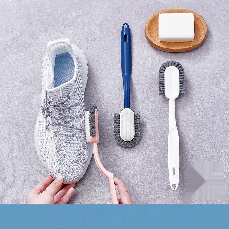 Bàn chải chà giày 3 mặt mềm mại không đau đa năng