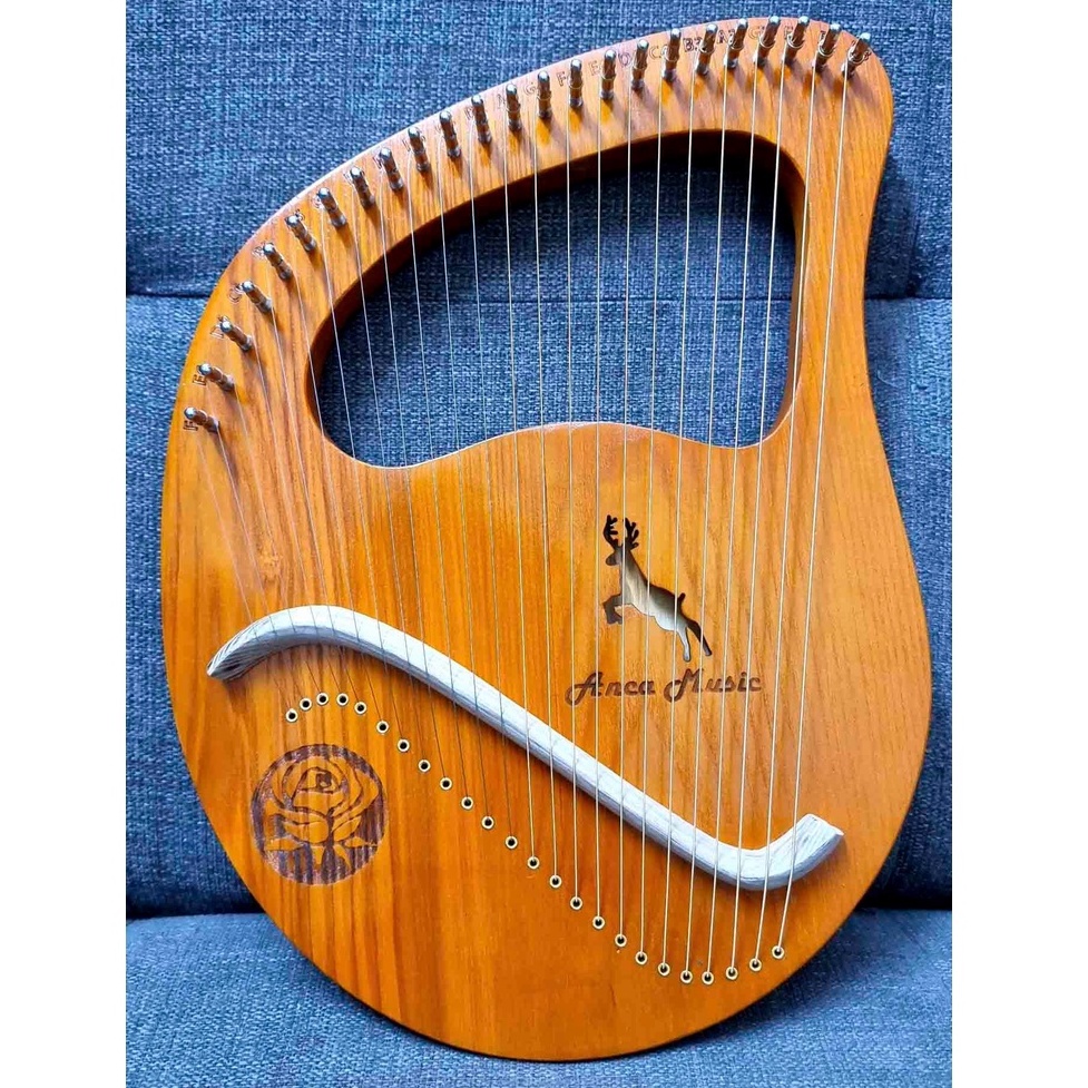 Đàn Lyre ( Lia ), Hạc Cầm, Harp 21 Dây, 24 Dây. Tặng đầy đủ túi chống sốc, phụ kiện và hướng dẫn chơi