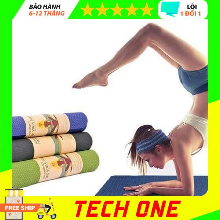 Thảm tập Yoga TPE 2 lớp - techone