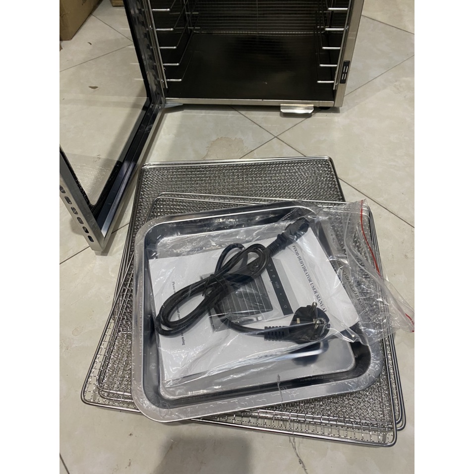 Máy sấy thực phẩm 10 khay Takaipro có đèn UV diệt khuẩn cao cấp - Thương hiệu Nhật Bản - Bảo hành 1 năm