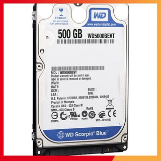Ổ cứng laptop hdd 1tb/500g/320g/250g/160g hàng chính hãng