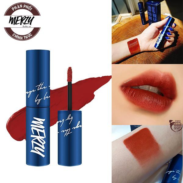 Son Kem Lì Merzy The First Velvet Tint Limited Edition #V6( CLASSIC BLUE) | BigBuy360 - bigbuy360.vn