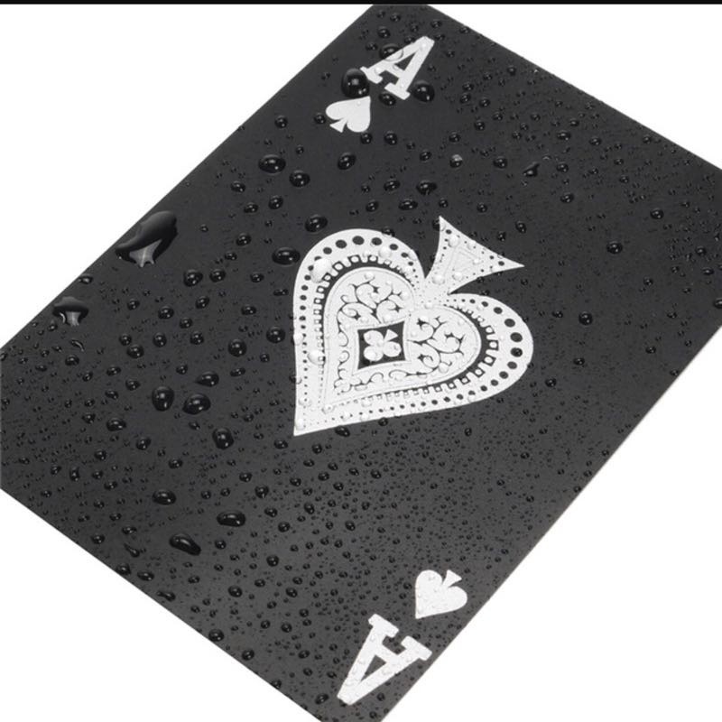 Bộ Bài Tây POKER Chất Liệu Nhựa PVC Chống Thấm Nước 2 Màu, Bài tây biểu diễn ảo thuật