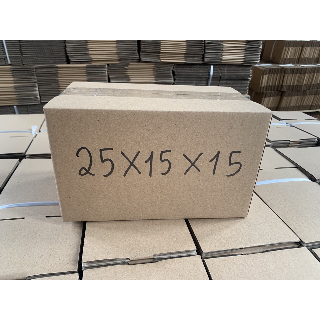 25x15x15 hộp carton đóng gói hàng